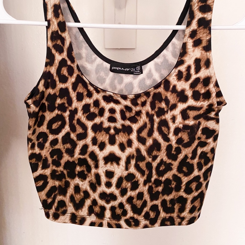 Cheetah print tank!